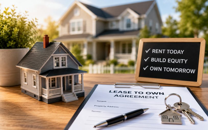 Lease-to-own properties: house image